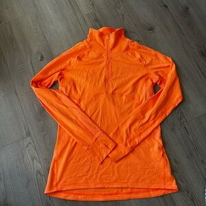 adidas Women's Vibrant Orange Long Sleeve Top